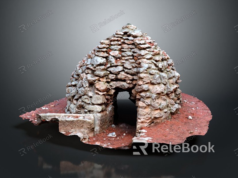 Cave Mountain Cave Cave Realistic model