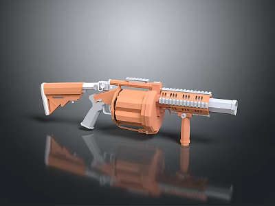 Modern Machine Gun Heavy Machine Gun Turret 3d model Modern Machine Gun Heavy Machine Gun Turret 3d model