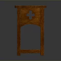 Elegant Wooden Side Table With Carved Patterns And Square Top Design