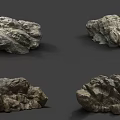 Natural Stone and Wood Materials for Decorative Landscaping and Design Projects