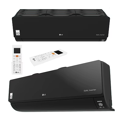 Efficient LG DUAL Inverter Air Conditioner Fan With Remote Control Operation 3d model