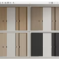 Stylish Modern Sliding Doors With Wooden White And Black Color Options For Interior Space