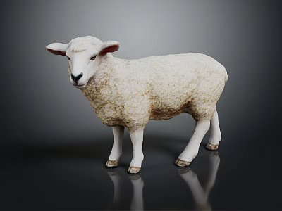 Modern Sheep Sheep Goat Lamb 3d model