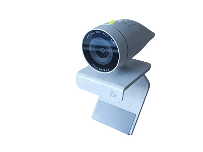 Projection Monitoring Surveillance Camera With Modern Design High Definition Lens And Adjustable Mounting Bracket 3d model