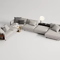 Modern Multiplayer Sofa 3d model