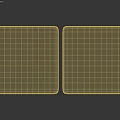 Durable Textured Building Component With Diagonal Line Pattern And Smooth Edge