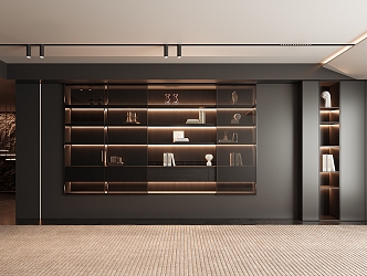 Italian Bookcase 3d model