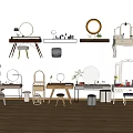 Stylish Dressing Tables With Various Designs Mirrors Chairs And Decorative Accents