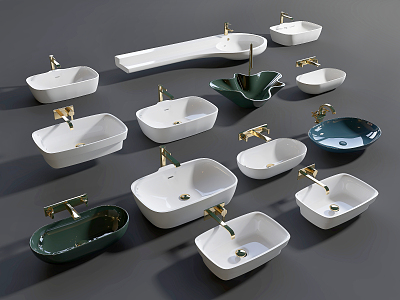 Light Luxury Wash Basin model