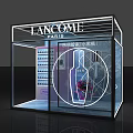 Lancome Paris Commercial Display Equipment For Pop Up Shelf Sample Machine With Transparent Illuminated Design