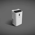 White Modern Dehumidifier With Compact Design And Efficient Moisture Removal For Home Use