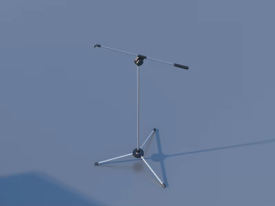 Adjustable Metal Tripod Stand With Horizontal Bars For Daily Life Use 3d model