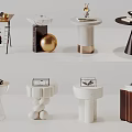Several combinations of sides and corners 3d model