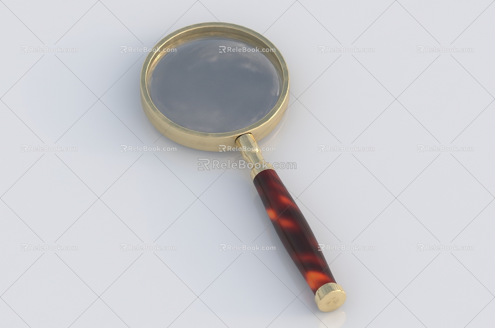 Magnifying glass concave lens ornaments experimental props model