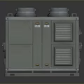 Industrial Electronic Cooling Unit With Dual Fans And Metal Ventilation Panels