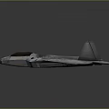 Modern Military Fighter Jet With Advanced Stealth Design And 3D Model