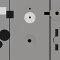 Modern Minimalist Wall Lamps With Circular Square Shapes And Warm Lighting