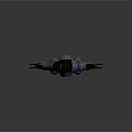 Modern fighter sci-fi fighter space fighter 3d model