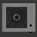 Single Burner Gas Stove With Stainless Steel Panel Modern Design For Kitchen Cooking