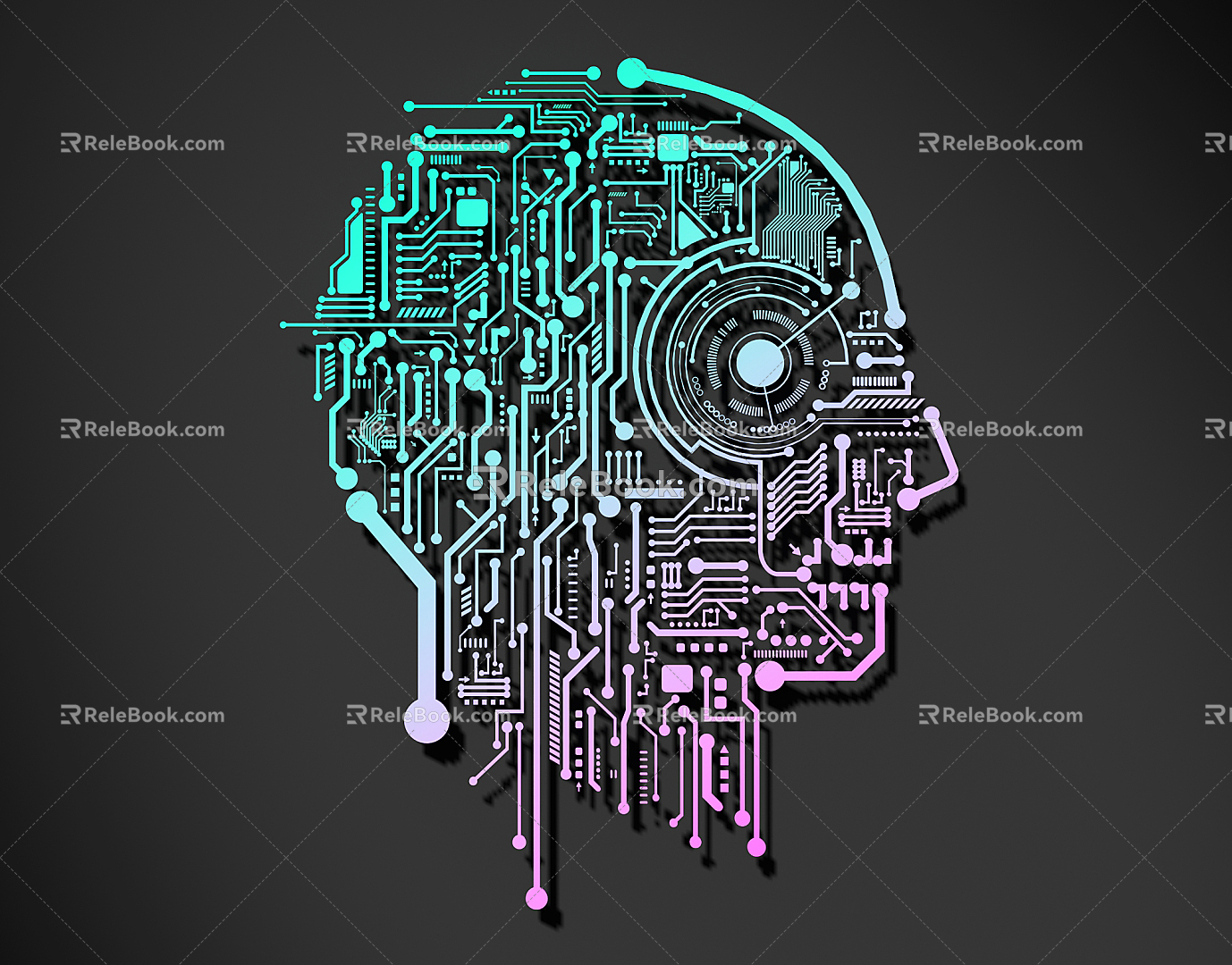 Modern science and technology lines science and technology lines modeling culture wall model