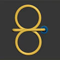 Stylish Yellow And Blue Jump Rope With Coiled Design And Ergonomic Fitness Handles