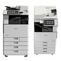 Canon Multifunction Office Copier Printer With Control Panel And Paper Drawers