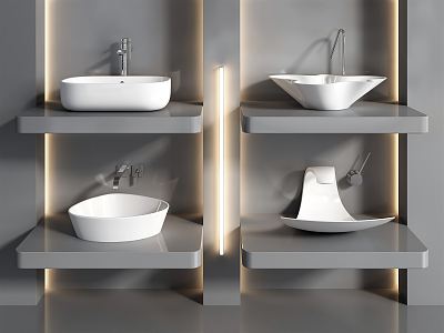 Modern wash basin wash basin 3d model