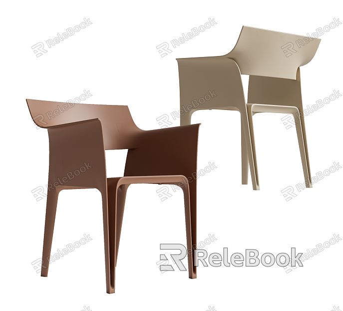 Modern Dining Chair Leather Single Chair Dining Chair model