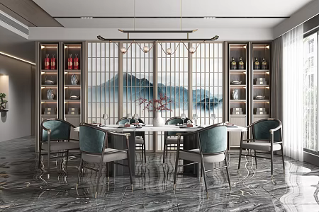 New Chinese Restaurant 3d model