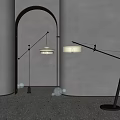 Modern floor lamp 3d model