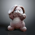 Cute Soft Plush Rabbit Stuffed Toy With Adorable Design For Home Decor Furniture