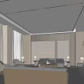 VIP Reception Room Reception Room 3d model