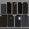 Modern Various Colored Refrigerators and Freezers with Different Styles and Designs