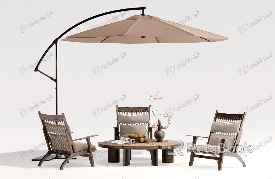 Modern Outdoor Table and Chair Recliner Outdoor Chair Rattan Chair Leisure Chair Rattan Coffee Table model