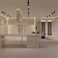 Modern Fashion Store Interior With Bright Lighting Mannequin Display And Elegant Clothes