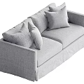 Wind double sofa 3d model