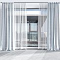 Modern Curtains 3d model