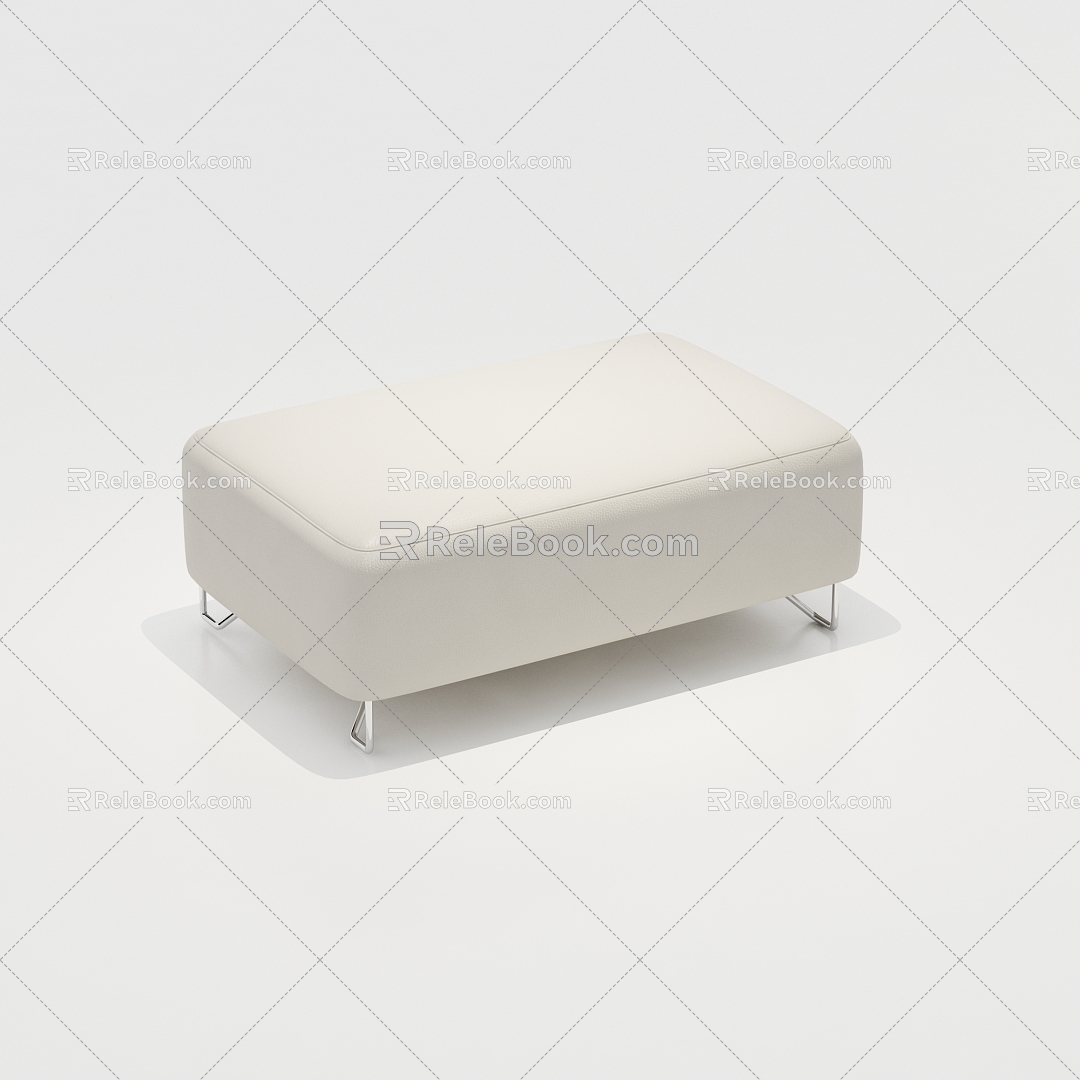 Modern minimalist sofa pedal 3d model