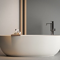 Bathtub Simple and Modern 3d model