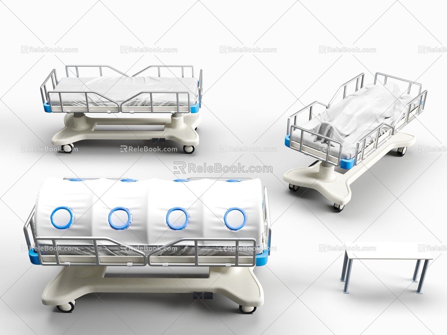 hospital bed rehabilitation nursing bed negative pressure isolation bed laboratory bed model