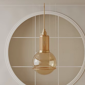 Modern chandelier 3d model