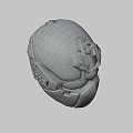 Ronin Ballistic Tactical Mask 3d model