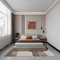 Modern reception area 3d model