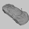 Sleek Red Sports Car Featuring Aerodynamic Design Black Wheels and Rear Spoiler