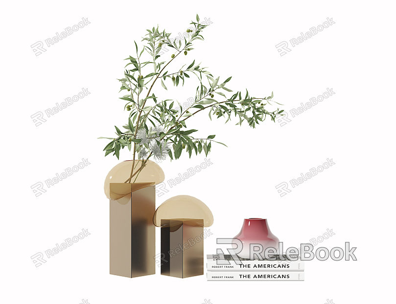 Modern Vase Vase Flower Ornaments model