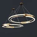 Modern chandelier 3d model