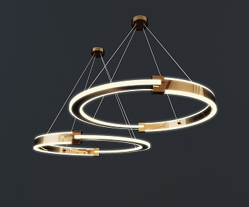 Modern chandelier 3d model