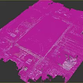 Detailed Aerial View Of Campus Building Complex With Central Plaza Green Spaces And Roads