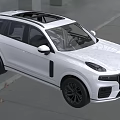 White 09EMP SUV Featuring Modern Front Design And Electric Power Technology