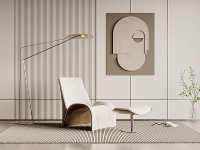 modern leisure chair 3d model
